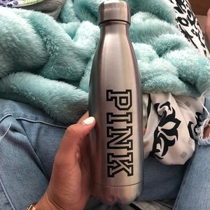 VS PINK METAL WATER BOTTLE